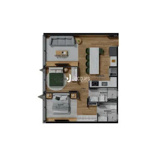 Apartamento com 2 dormitórios, foto 18