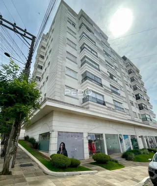 Fachada de um prédio residencial em Lajeado, Brasil.