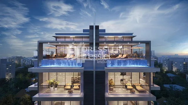 Fachada moderna de um edifício residencial em Lajeado.