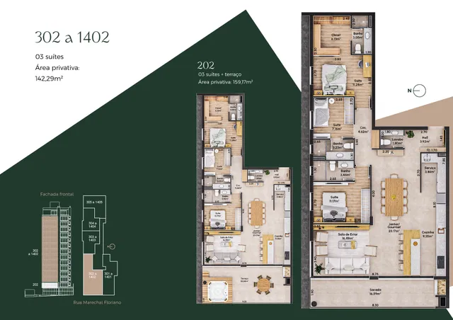 Apartamento com 3 dormitórios, foto 2