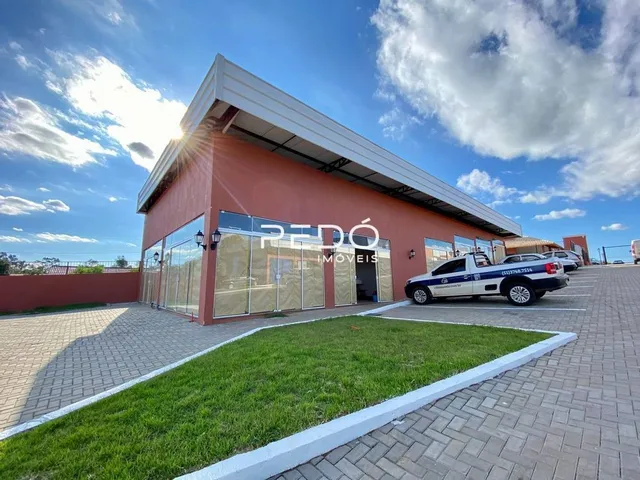 Fachada de uma casa moderna em Lajeado, Brasil.