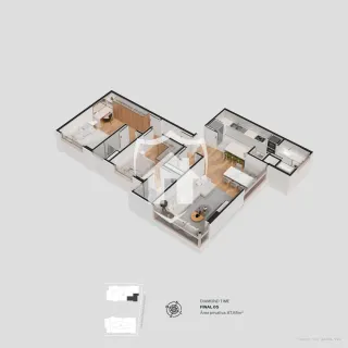 Apartamento com 2 dormitórios, foto 3