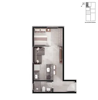 Apartamento com 1 dormitório, foto 11