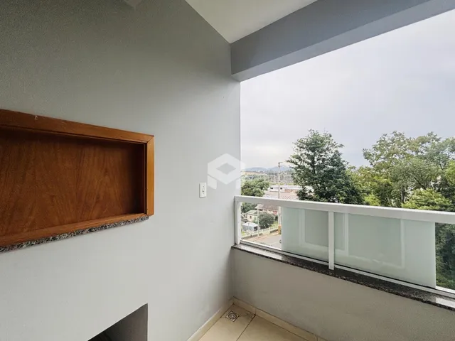 Vista da janela de um imóvel em Lajeado, Brasil.