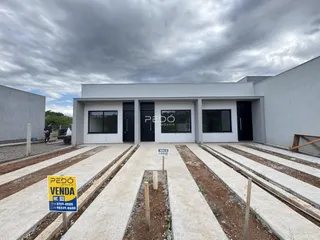 Fachada moderna de uma residência em Lajeado, Brasil.