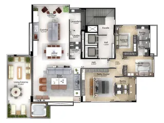 Apartamento com 3 dormitórios, foto 14