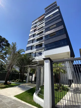 Fachada de um prédio residencial em Lajeado, Brasil.
