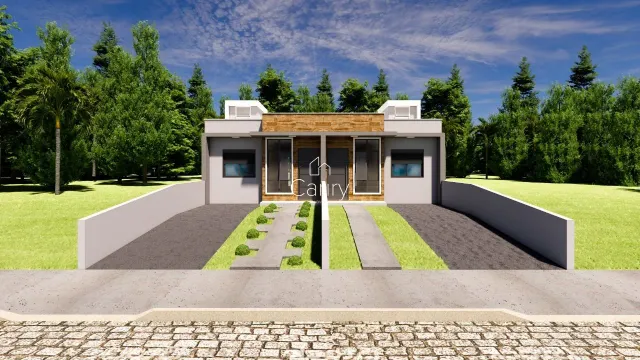Casa geminada com 2 dormitórios