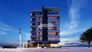Fachada moderna de um edifício residencial em Lajeado, Brasil.