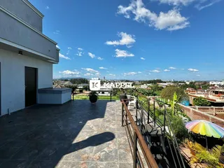 Varanda com vista panorâmica da cidade de Lajeado.