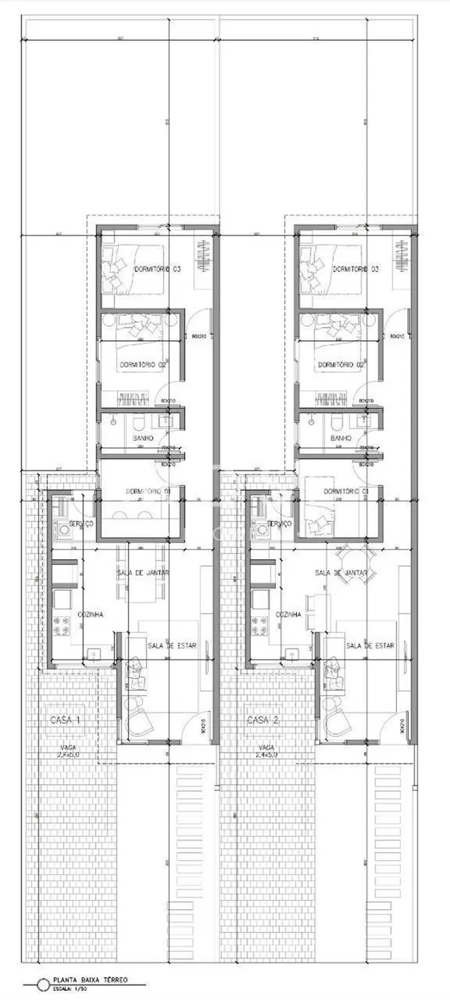 Casa geminada com 3 dormitórios, foto 3