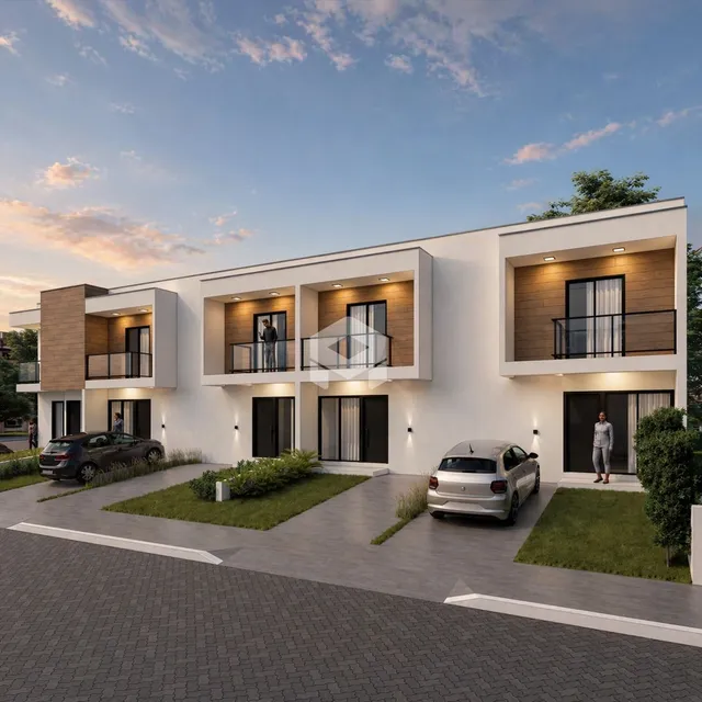 Fachada moderna de um prédio residencial em Lajeado.