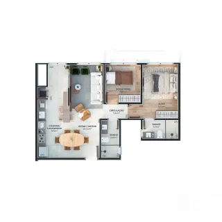 Apartamento com 2 dormitórios, foto 2