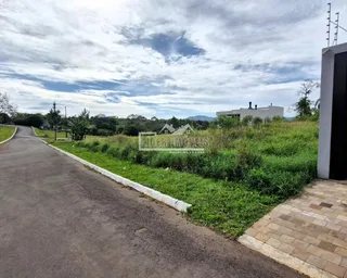 Vista da rua e gramado ao lado da propriedade em Lajeado.