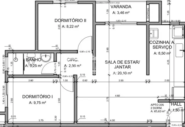 Apartamento com 2 dormitórios, foto 3
