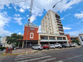 Fachada de um prédio residencial em Lajeado, Brasil.