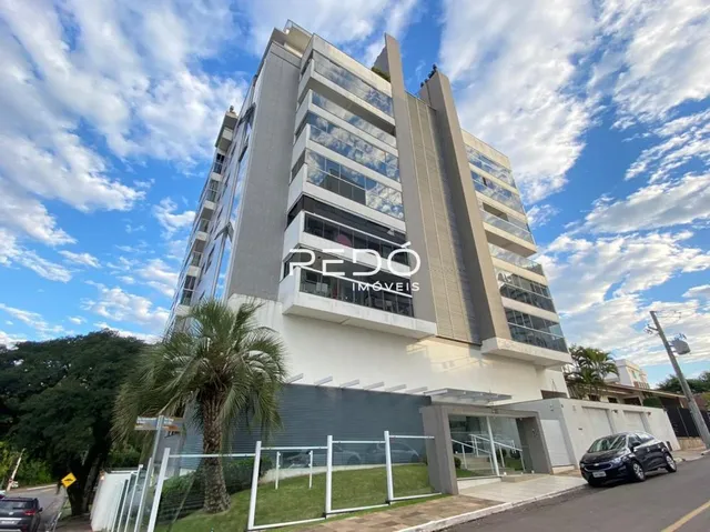 Fachada de um prédio residencial em Lajeado, Brasil.