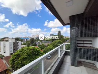 Vista panorâmica da cidade de Lajeado a partir de um terraço.