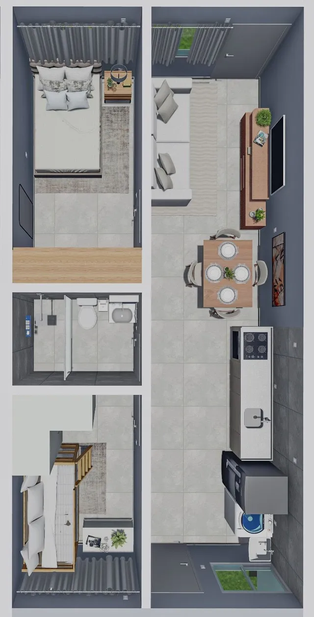Casa geminada com 2 dormitórios, foto 4