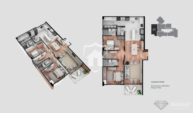 Apartamento com 2 dormitórios, foto 3