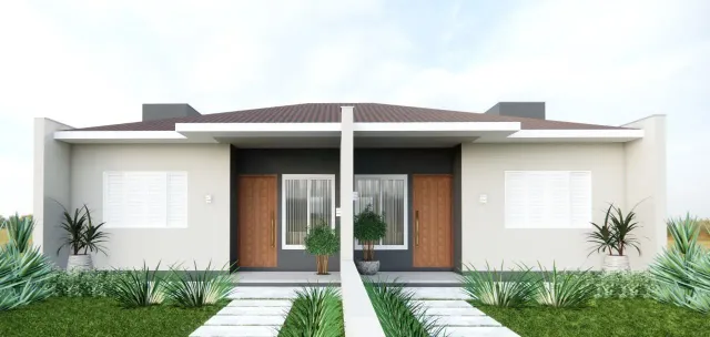 Casa geminada com 2 dormitórios