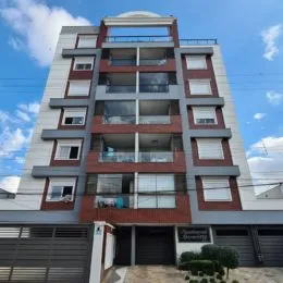 Fachada de um prédio residencial em Lajeado, Brasil.