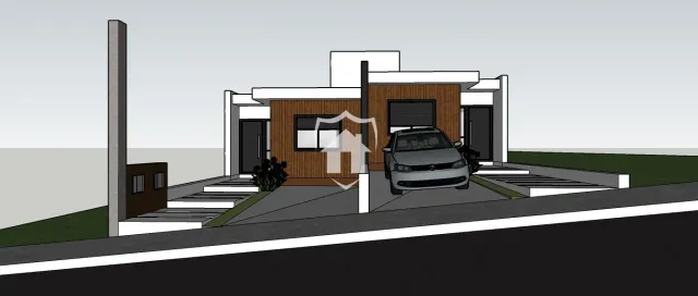 Casa geminada com 2 dormitórios