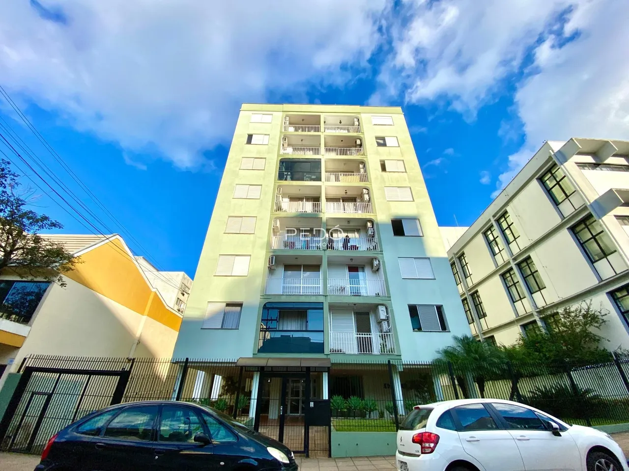 Fachada de um prédio residencial em Lajeado, Brasil.