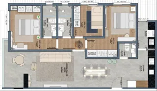 Apartamento com 3 dormitórios, foto 6