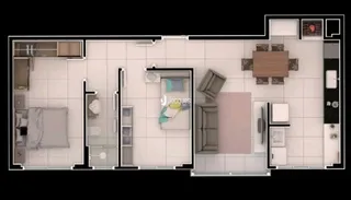Apartamento com 2 dormitórios, foto 3