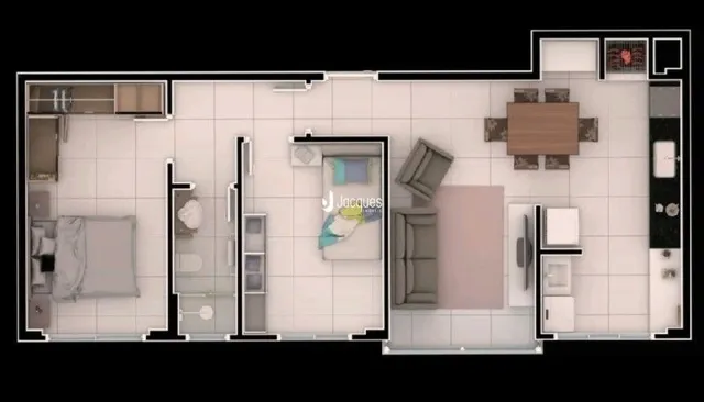 Apartamento com 2 dormitórios, foto 3