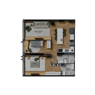 Apartamento com 2 dormitórios, foto 18