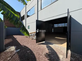 Fachada moderna de uma residência em Lajeado, Brasil.
