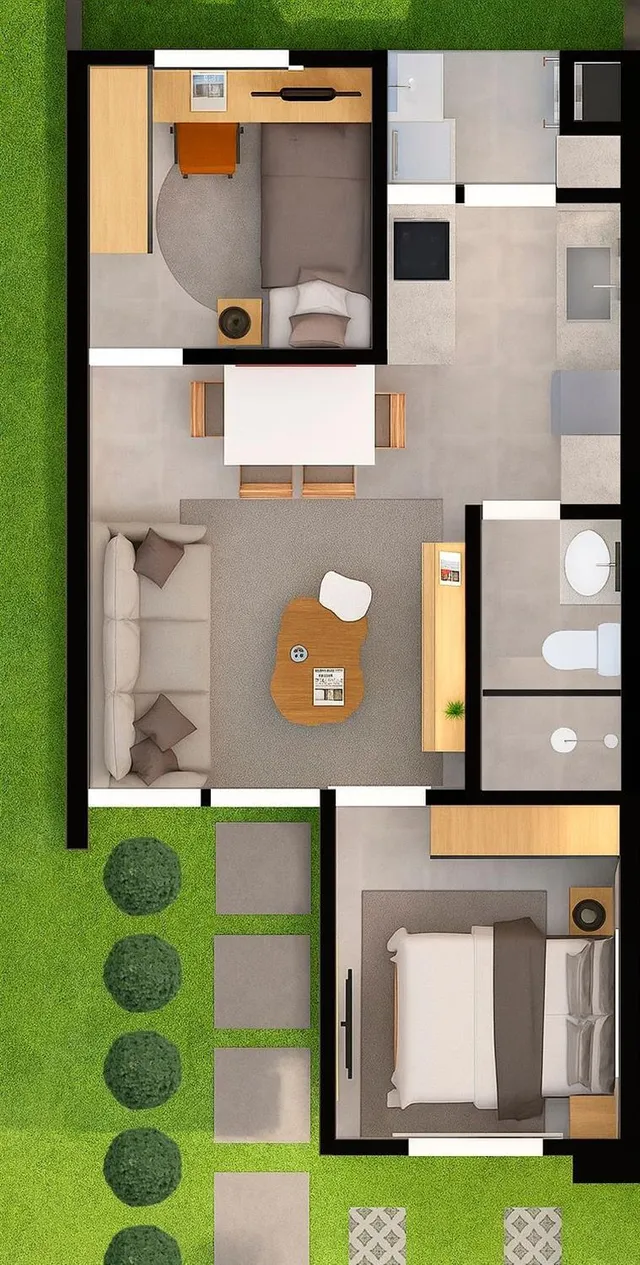 Casa geminada com 2 dormitórios, foto 4