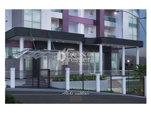 Fachada moderna de um condomínio residencial em Lajeado.