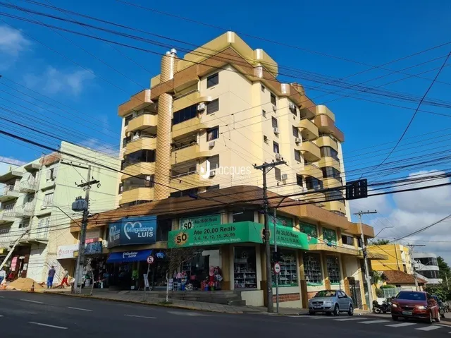 Fachada de um prédio residencial comercial em Lajeado.