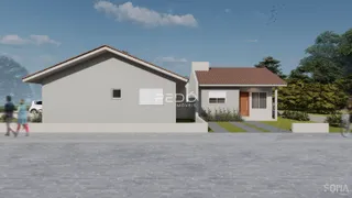 Fachada de uma residência em Lajeado, Brasil.
