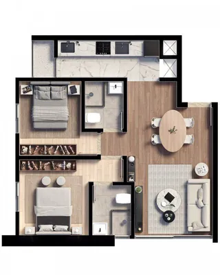 Apartamento com 2 dormitórios, foto 7