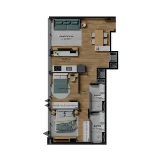 Apartamento com 2 dormitórios, foto 18