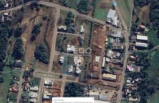 Vista aérea de uma propriedade em Lajeado, Brasil.