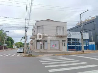 Fachada de um imóvel na rua em Lajeado, Brasil.