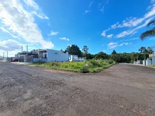 Vista da fachada de uma residência em Lajeado, Brasil.