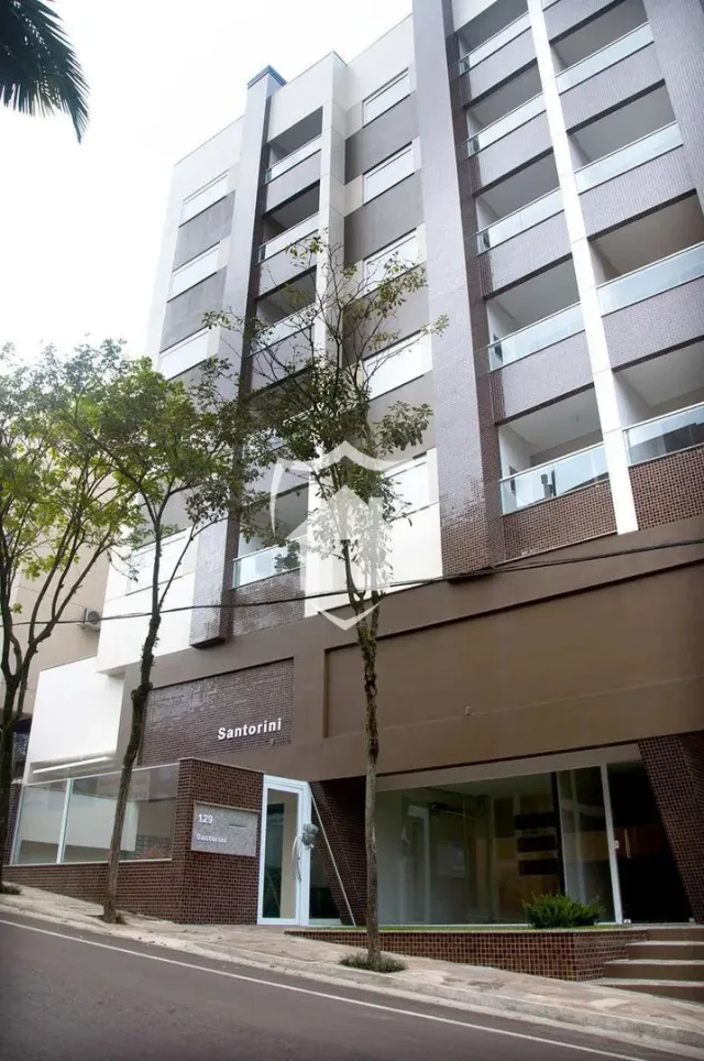 Fachada de um prédio residencial em Lajeado, Brasil.