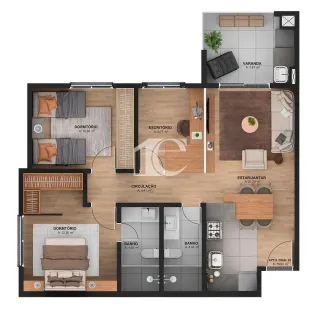 Apartamento com 3 dormitórios, foto 28