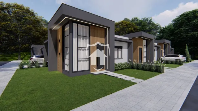 Casa geminada com 2 dormitórios