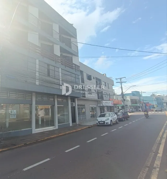 Fachada de um prédio residencial na rua em Lajeado, Brasil.