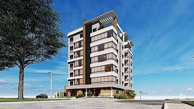 Fachada de um prédio residencial em Lajeado, Brasil.