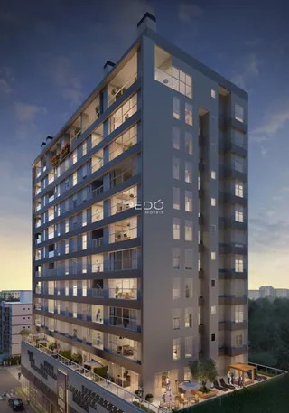 Fachada de um prédio residencial em Lajeado, Brasil.