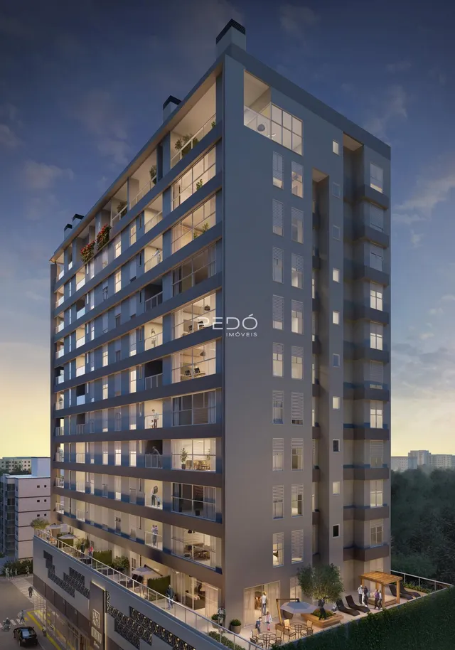 Fachada de um prédio residencial em Lajeado, Brasil.