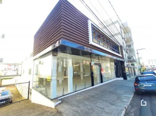 Fachada moderna de um imóvel em Lajeado, Brasil.